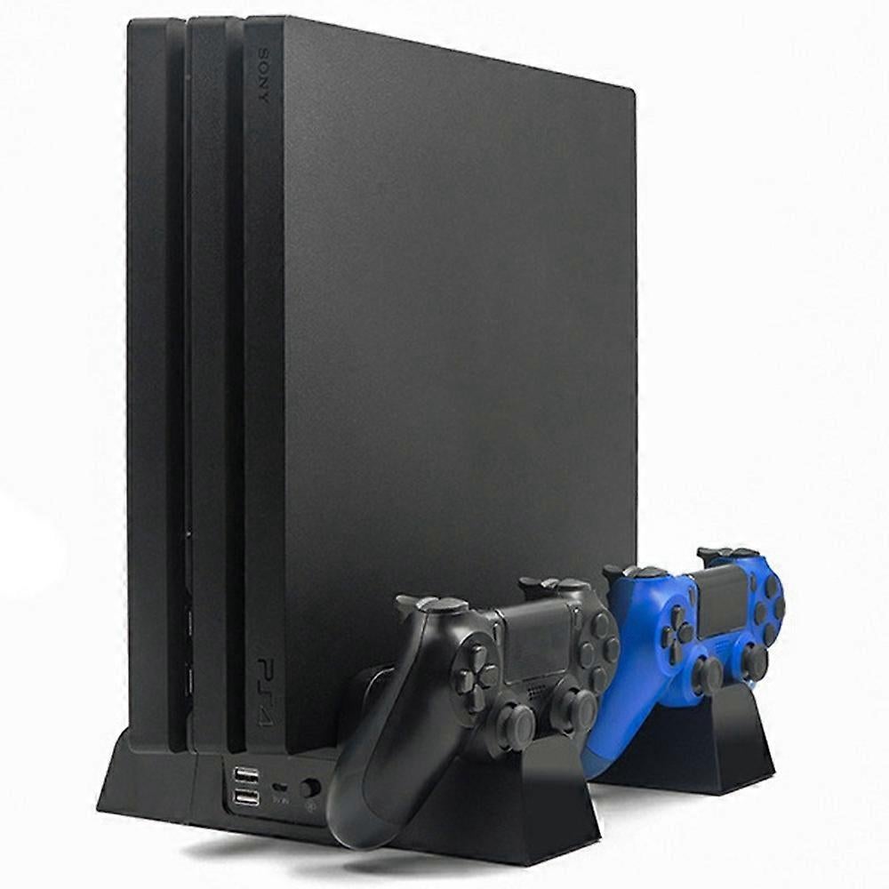 Type A IPLAY HBP-149A Storage Stand for PS4 Pro/PS4 Slim/PS4 Cooling Fan Charging Station - Image 2