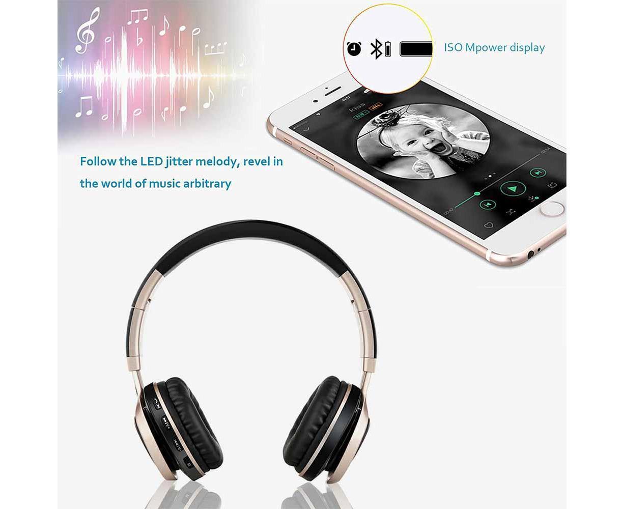 Bluetooth Headphones,Folding Stereo Wireless Bluetooth Headphones - Image 2