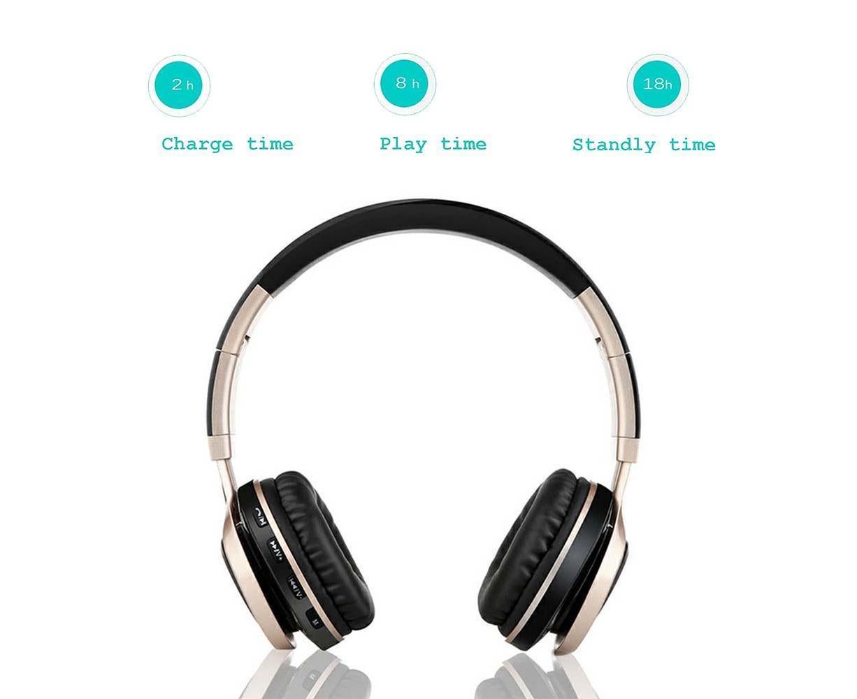 Bluetooth Headphones,Folding Stereo Wireless Bluetooth Headphones - Image 4