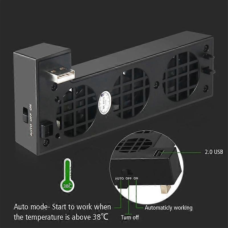 Type A DOBE TYX-1769 For Xbox One X Cooling Fan Game Console Rear Radiator Temperature Control Fan - Image 5