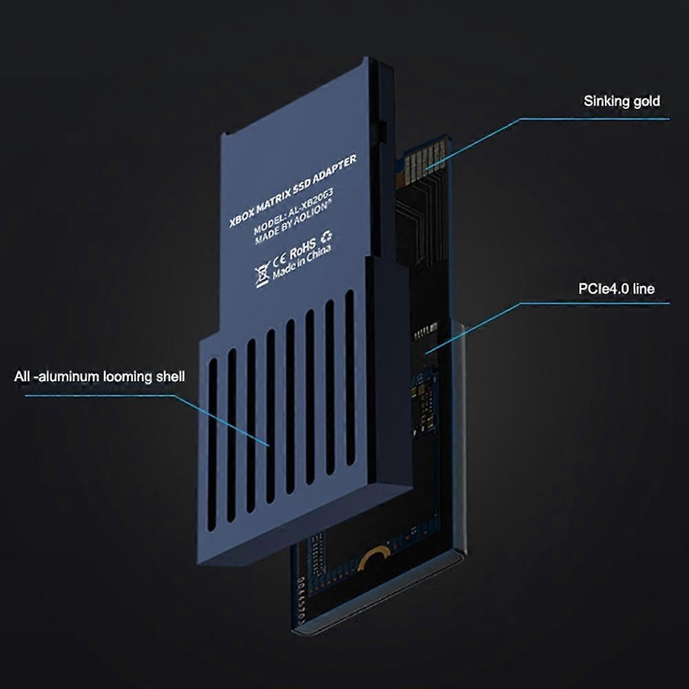 AOLION ALXB2063 For Xbox Series X/S M.2 Hardrive SSD Storage Expansion Card External Solid State - Image 3