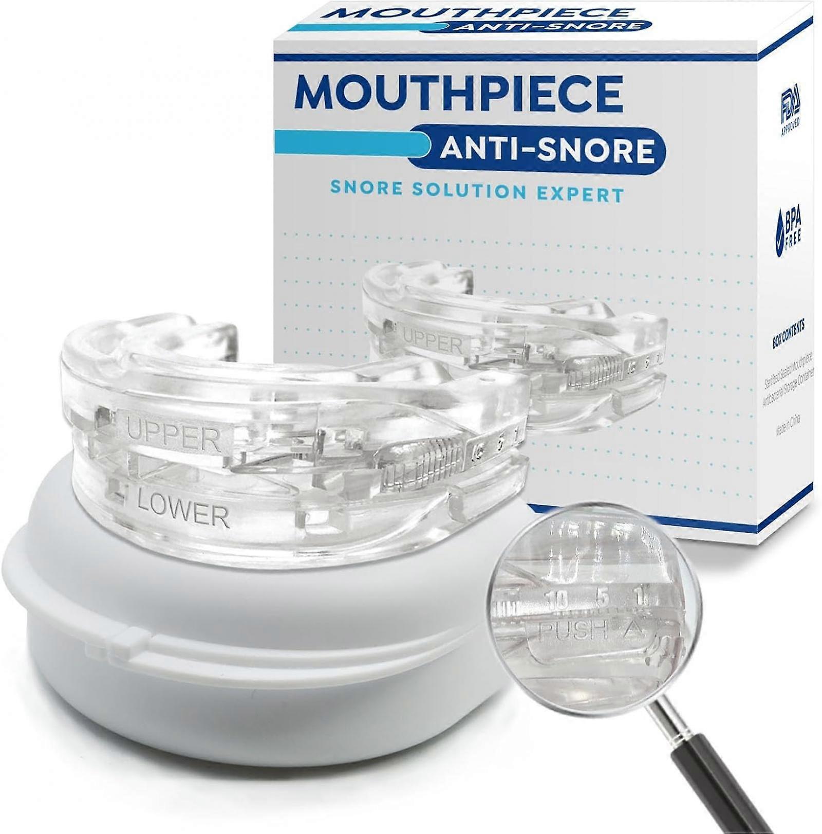 Anti-snoring devices, adjustable anti-snoring devices, snoring aids for men and women, anti-snoring aids for comfortable sleep and anti-snoring - Image 1