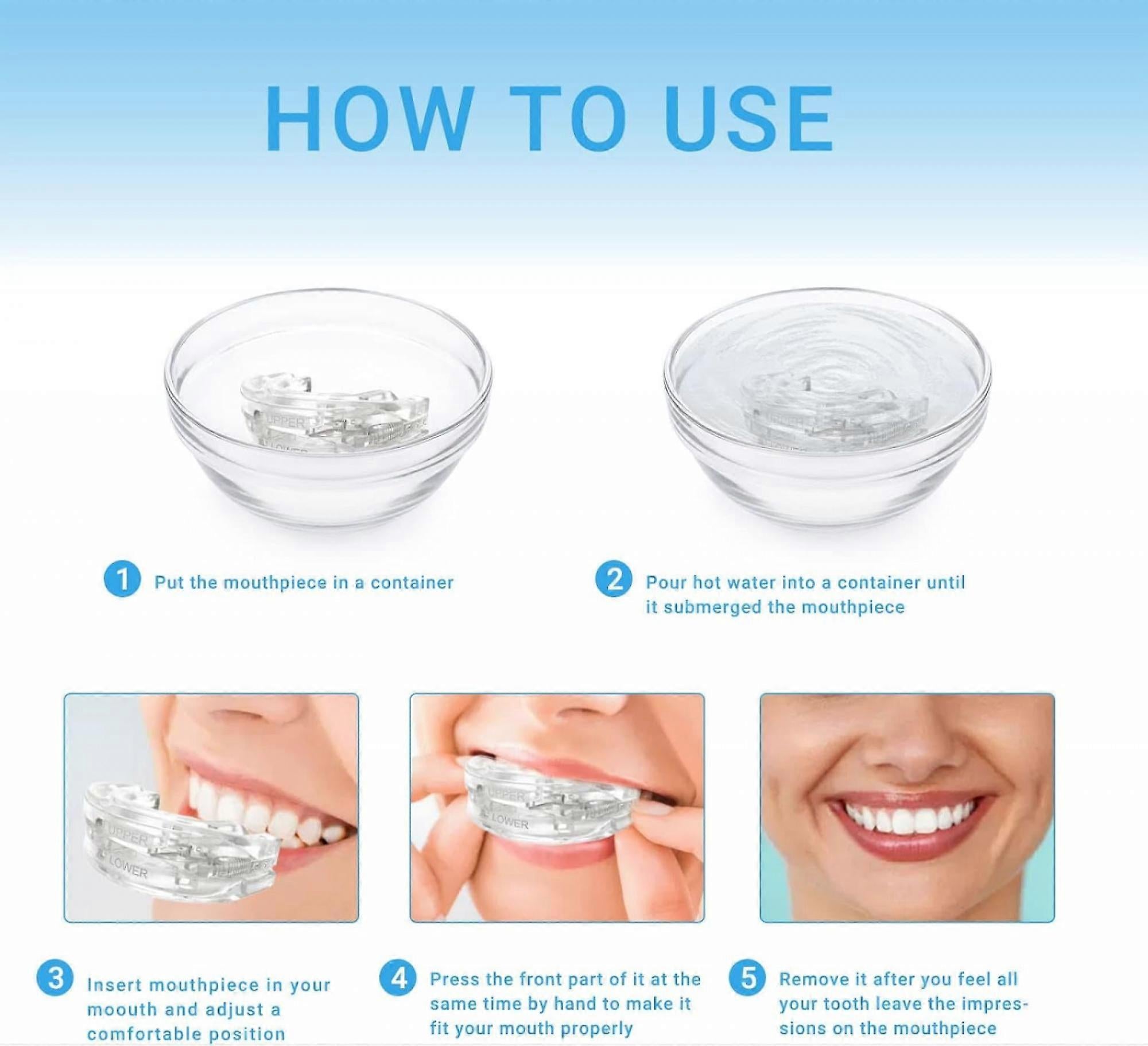 Anti-snoring devices, adjustable anti-snoring devices, snoring aids for men and women, anti-snoring aids for comfortable sleep and anti-snoring - Image 4