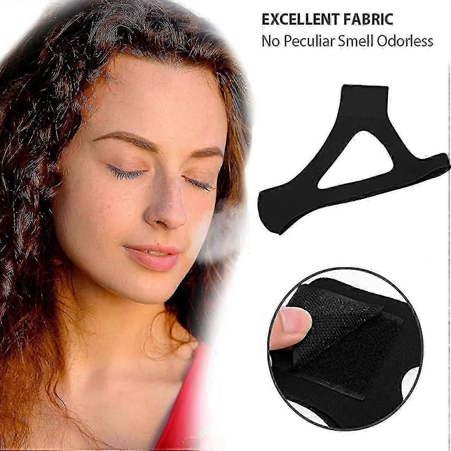 Anti Snoring Chin Strap, Upgrade Stop Snore Chin Strap, Snoring Solution Snore Stopper, Professional Effective Anti Snore Devices Stop Snoring Sleep - Image 4