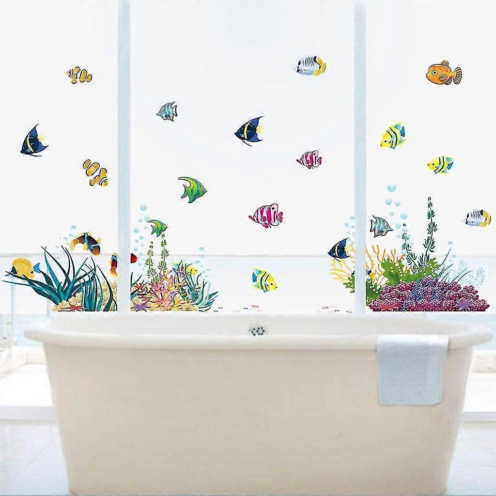 Colorful Wall Stickers I Murals: 130 X 42cm I Wall Tattoo Bathroom Tile Sticker - Image 4