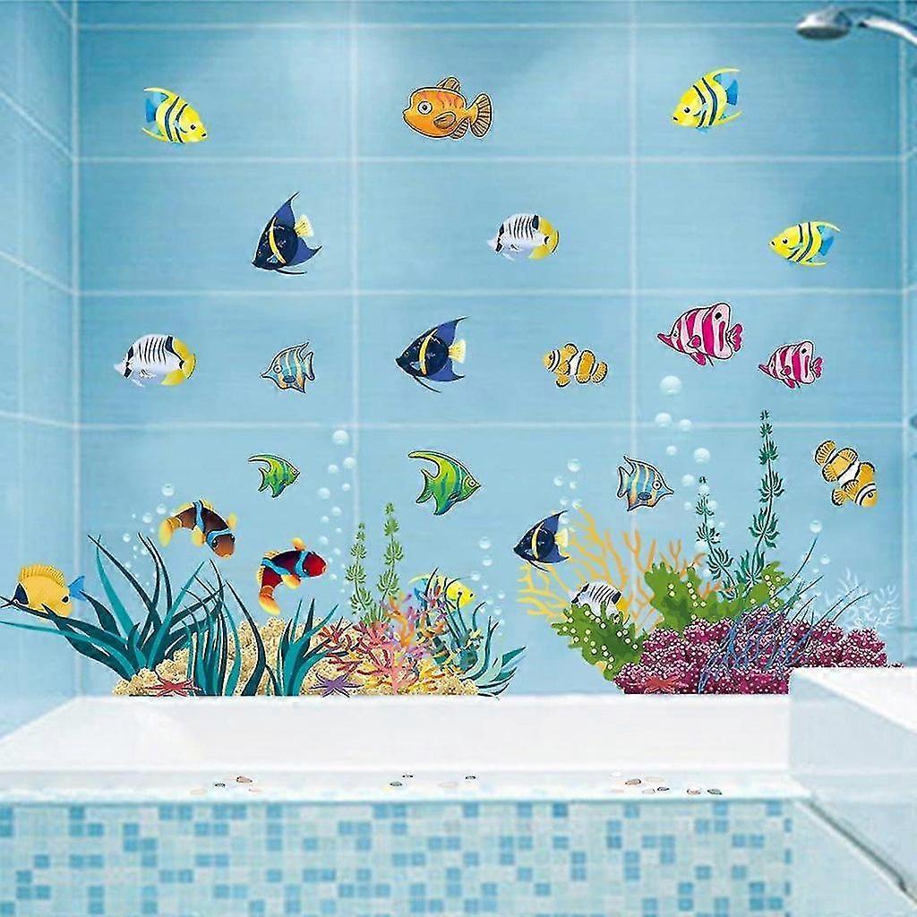 Colorful Wall Stickers I Murals: 130 X 42cm I Wall Tattoo Bathroom Tile Sticker - Image 5
