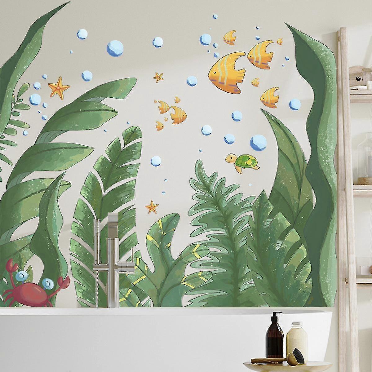 Under The Sea Seaweed Wall Decals Tropical Fish Wall Stickers babies Bedroom Bathroom Wall Decor - Image 2