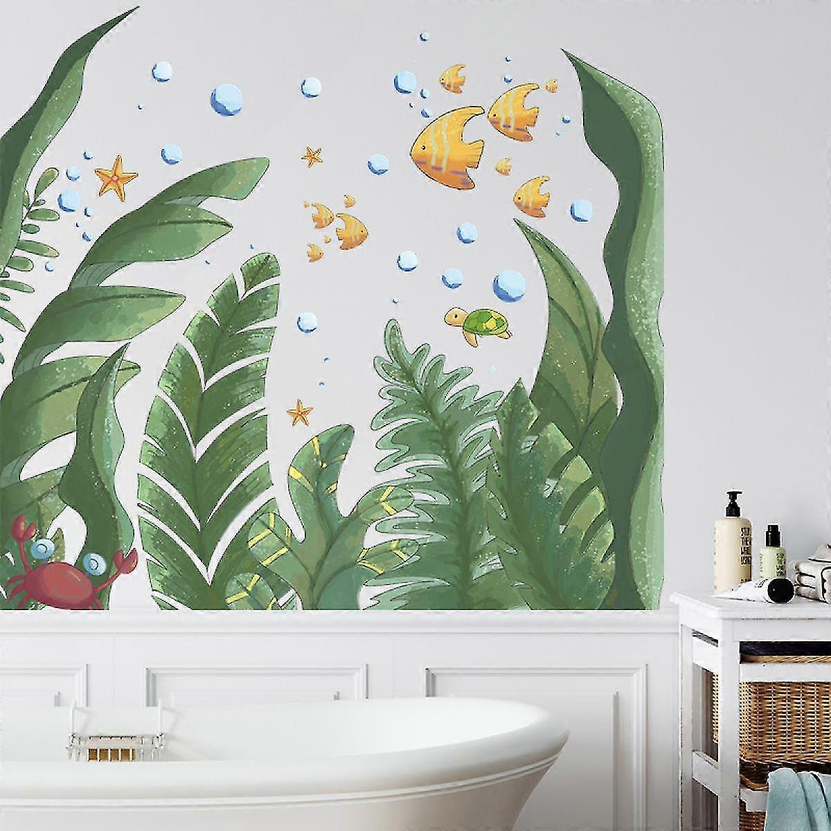 Under The Sea Seaweed Wall Decals Tropical Fish Wall Stickers babies Bedroom Bathroom Wall Decor - Image 3