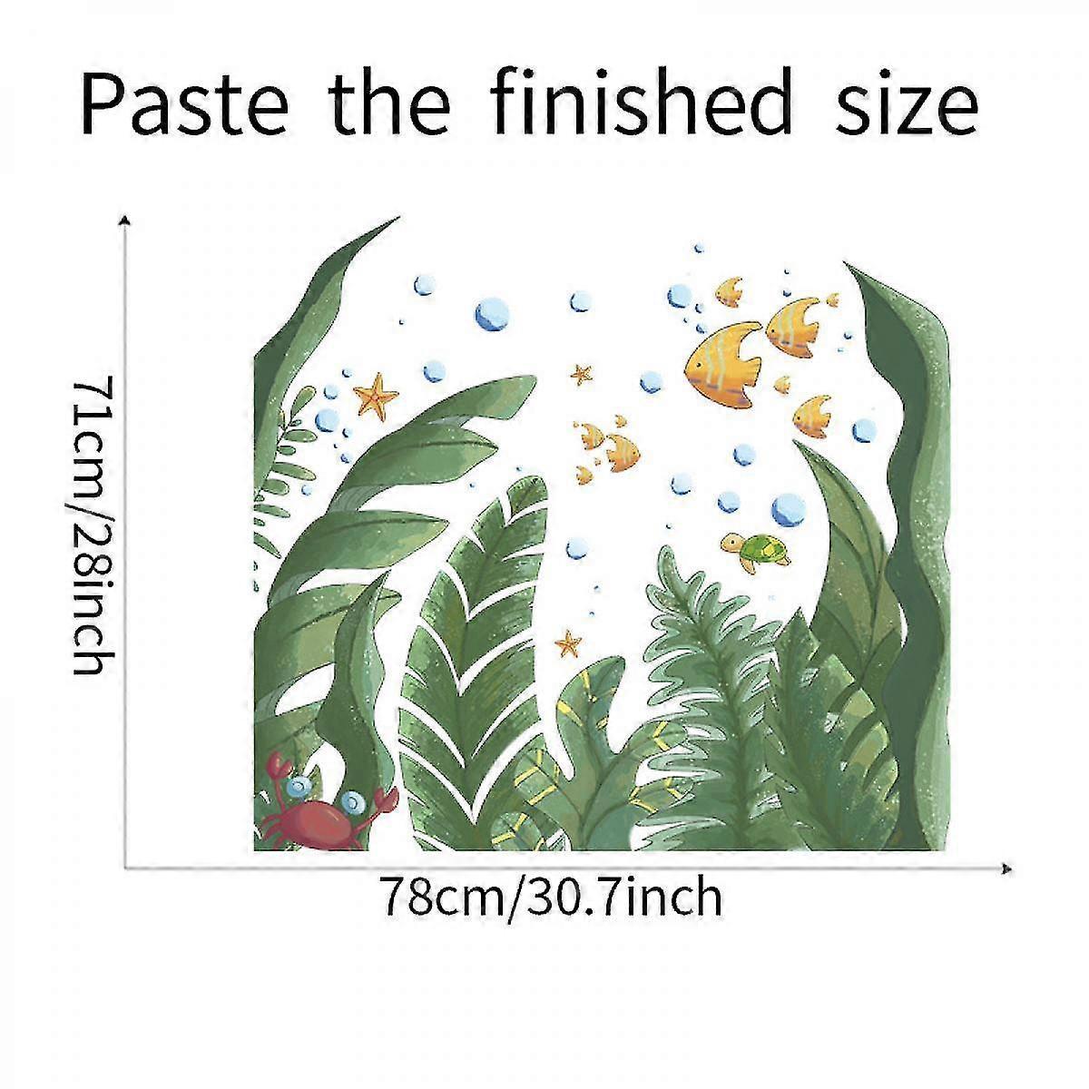 Under The Sea Seaweed Wall Decals Tropical Fish Wall Stickers babies Bedroom Bathroom Wall Decor - Image 5