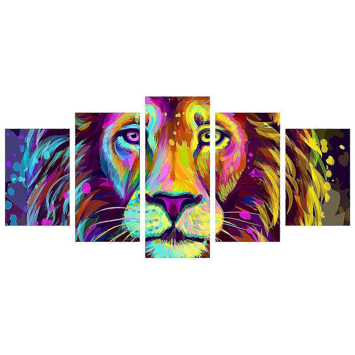 Five Consecutive Abstract Wall Stickers For Living Room Bedroom Background Wall Home Decoration Self-adhesive - Image 2