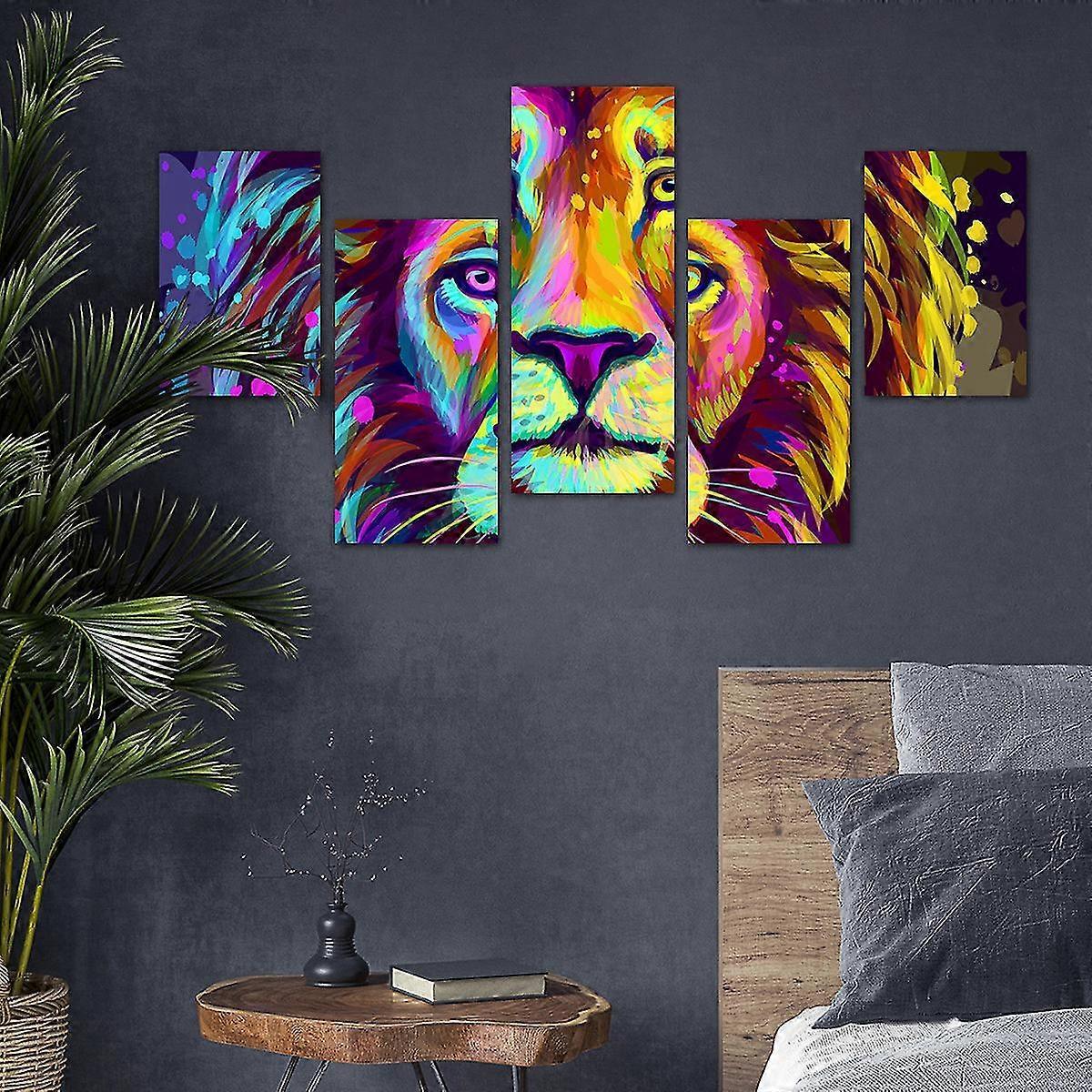 Five Consecutive Abstract Wall Stickers For Living Room Bedroom Background Wall Home Decoration Self-adhesive - Image 4