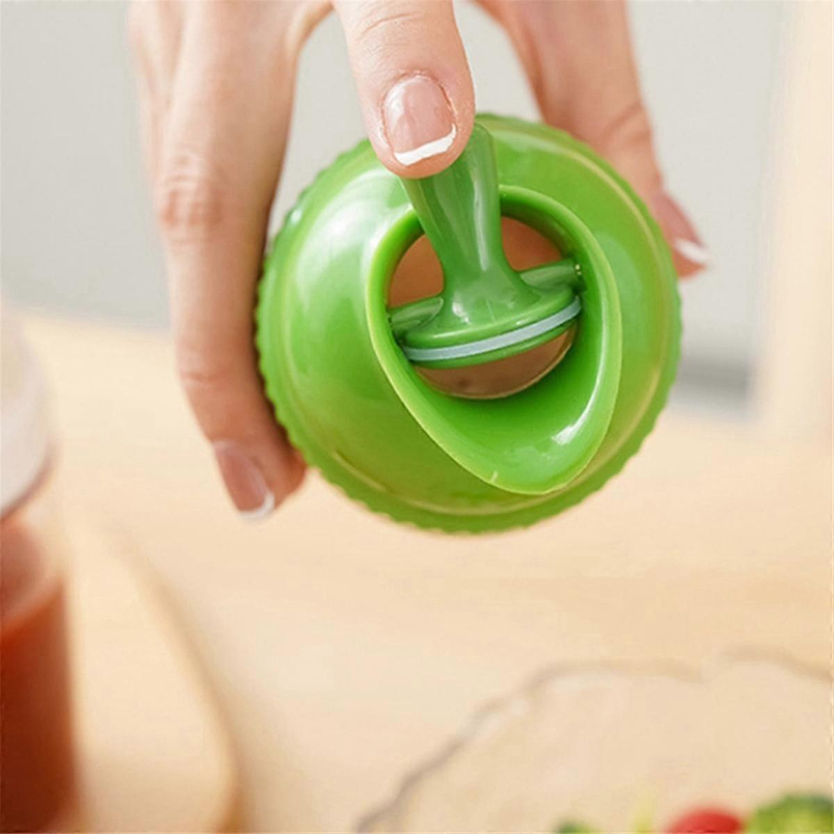 2pcs Salad Dressing Containers Leakproof Shaker Bottles with Lid for Kitchen Use - Image 4