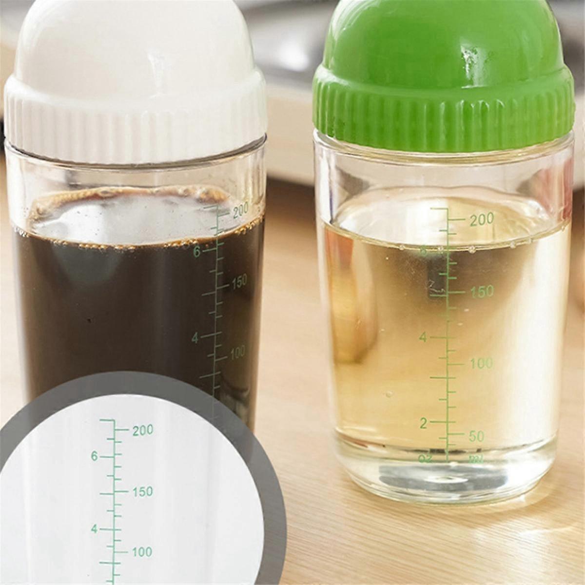 2pcs Salad Dressing Containers Leakproof Shaker Bottles with Lid for Kitchen Use - Image 5