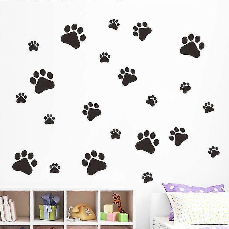 Dog Puppy Removable Vinyl Wall Sticker Dog Paw Prints Decoration - Image 2