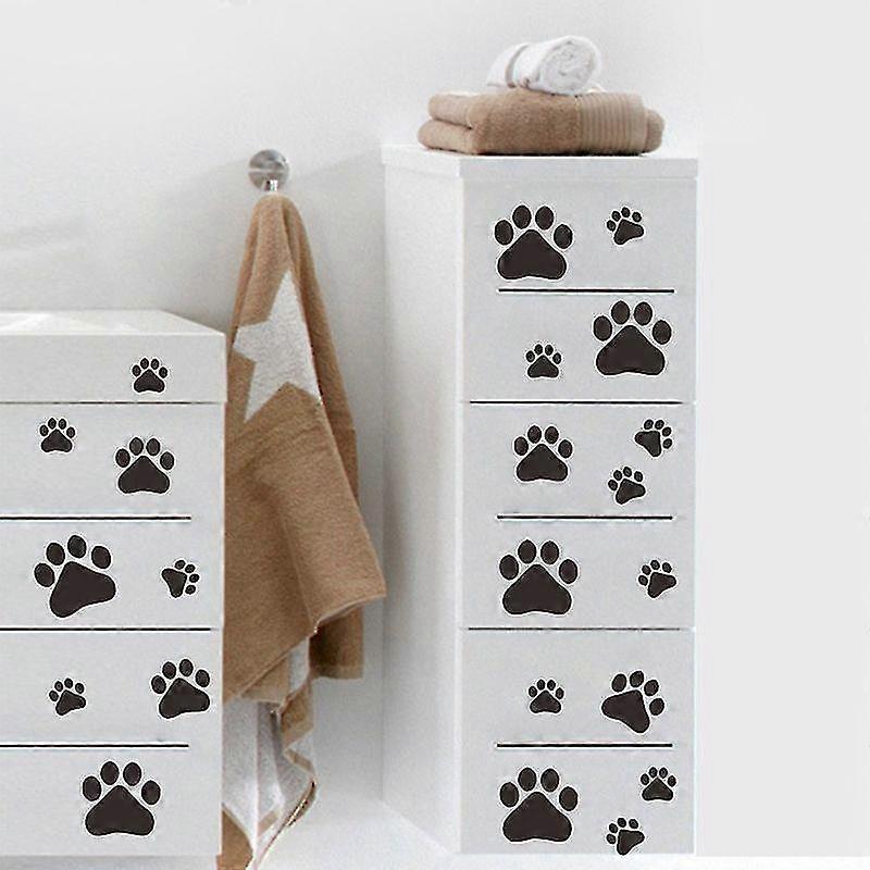 Dog Puppy Removable Vinyl Wall Sticker Dog Paw Prints Decoration - Image 3