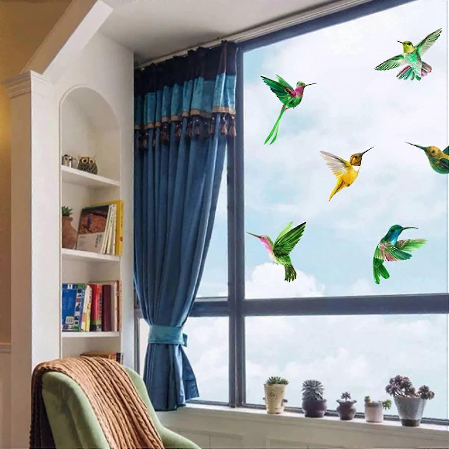 Anti-collision Window Stickers Porch Bird Protection Sticker Garden Birds Window Stickers Hummingbird Bird Wall Stickers For Window, Living Room, Office - Image 4