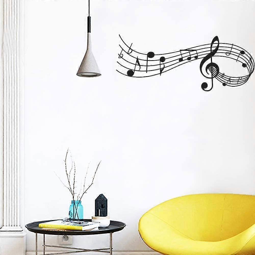 Music Notes Tab Wall Art Decor, Music Notes Wall Art Sticker Removable Vinyl Wall Decals - Image 3