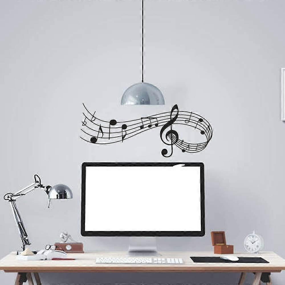 Music Notes Tab Wall Art Decor, Music Notes Wall Art Sticker Removable Vinyl Wall Decals - Image 4