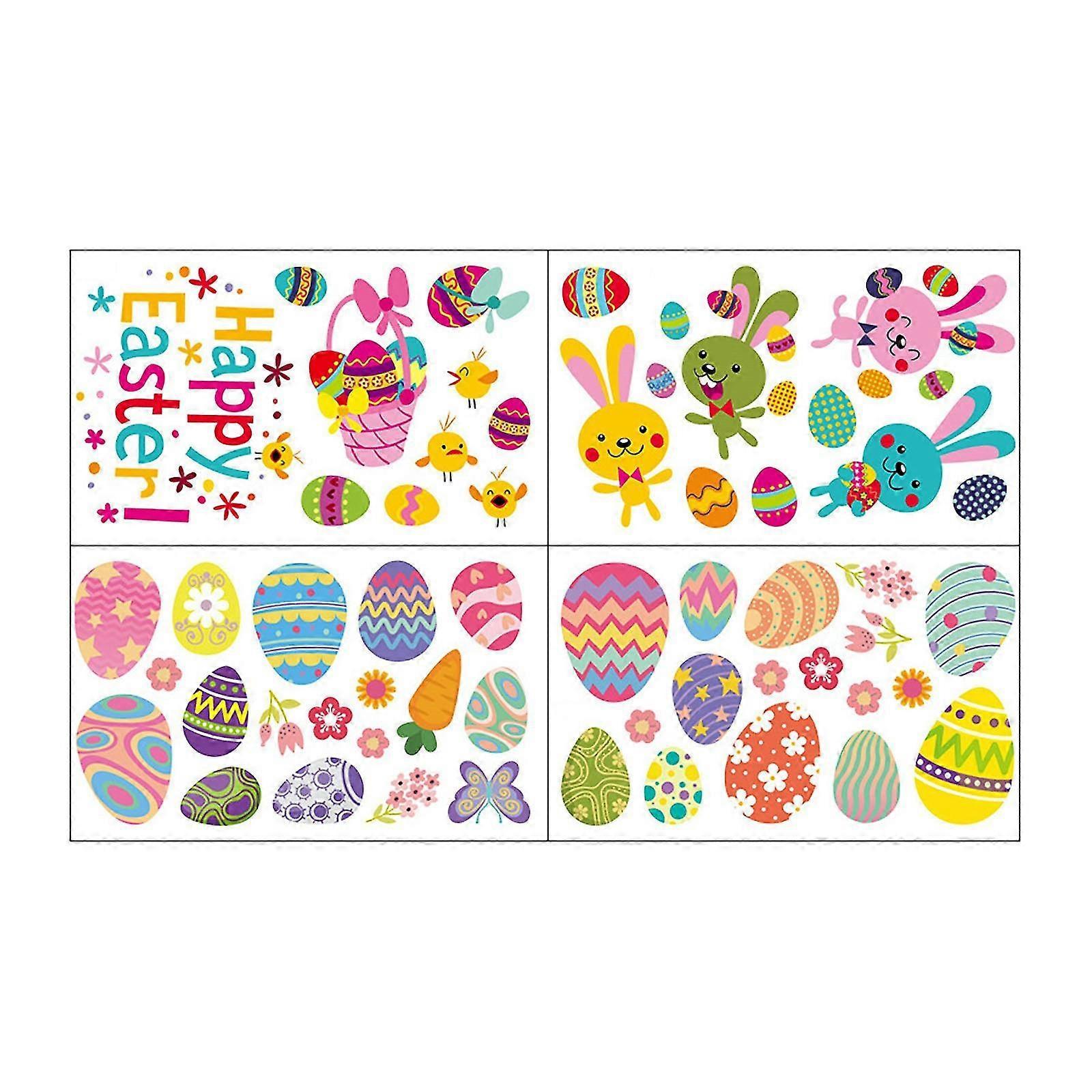 Holiday Ornaments Easter Day Stickers Window Glass Stickers Fridge Stickers - Image 2