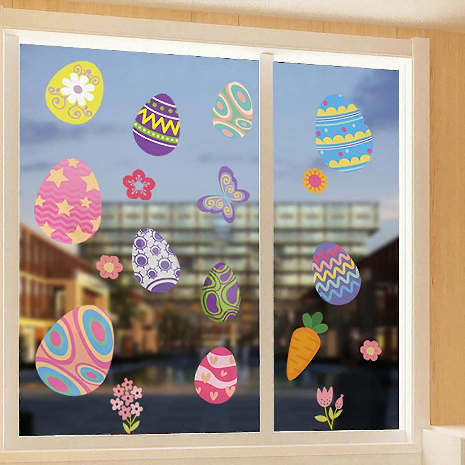 Holiday Ornaments Easter Day Stickers Window Glass Stickers Fridge Stickers - Image 4