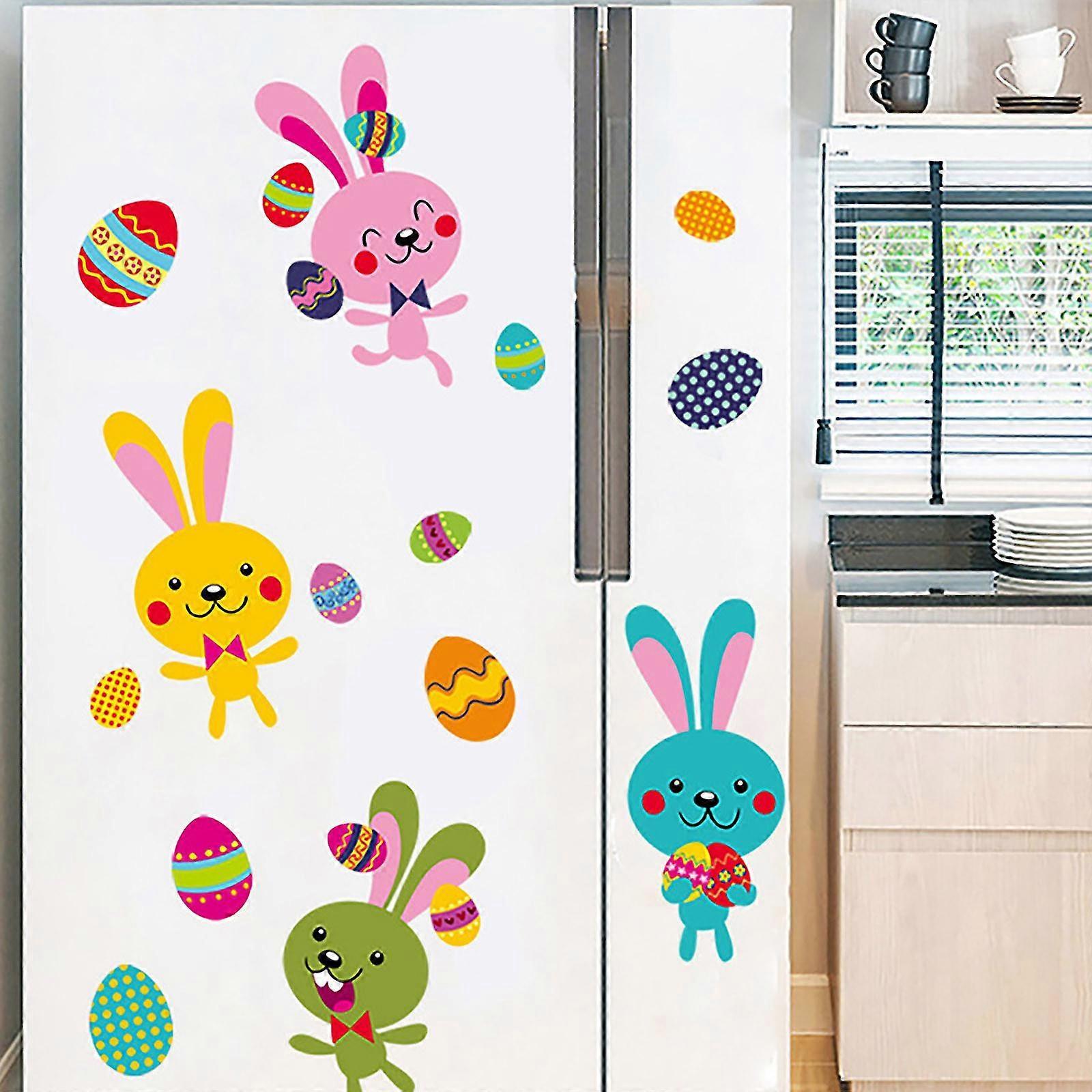 Holiday Ornaments Easter Day Stickers Window Glass Stickers Fridge Stickers - Image 5