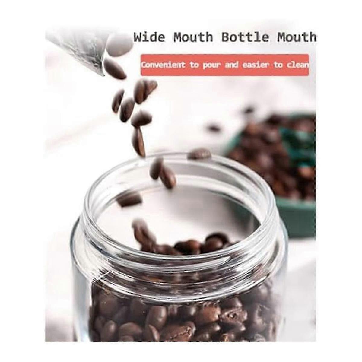 2pcs Oats Containers with Airtight Lids Wide Mouth Glass Mason Salad Jars Leakproof - Image 3