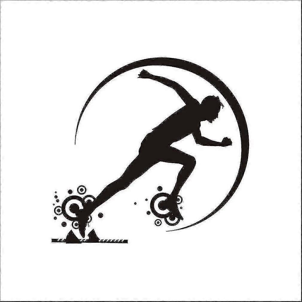 Running Home Decor Wallpaper Wall Stickers 61x71cm - Image 1