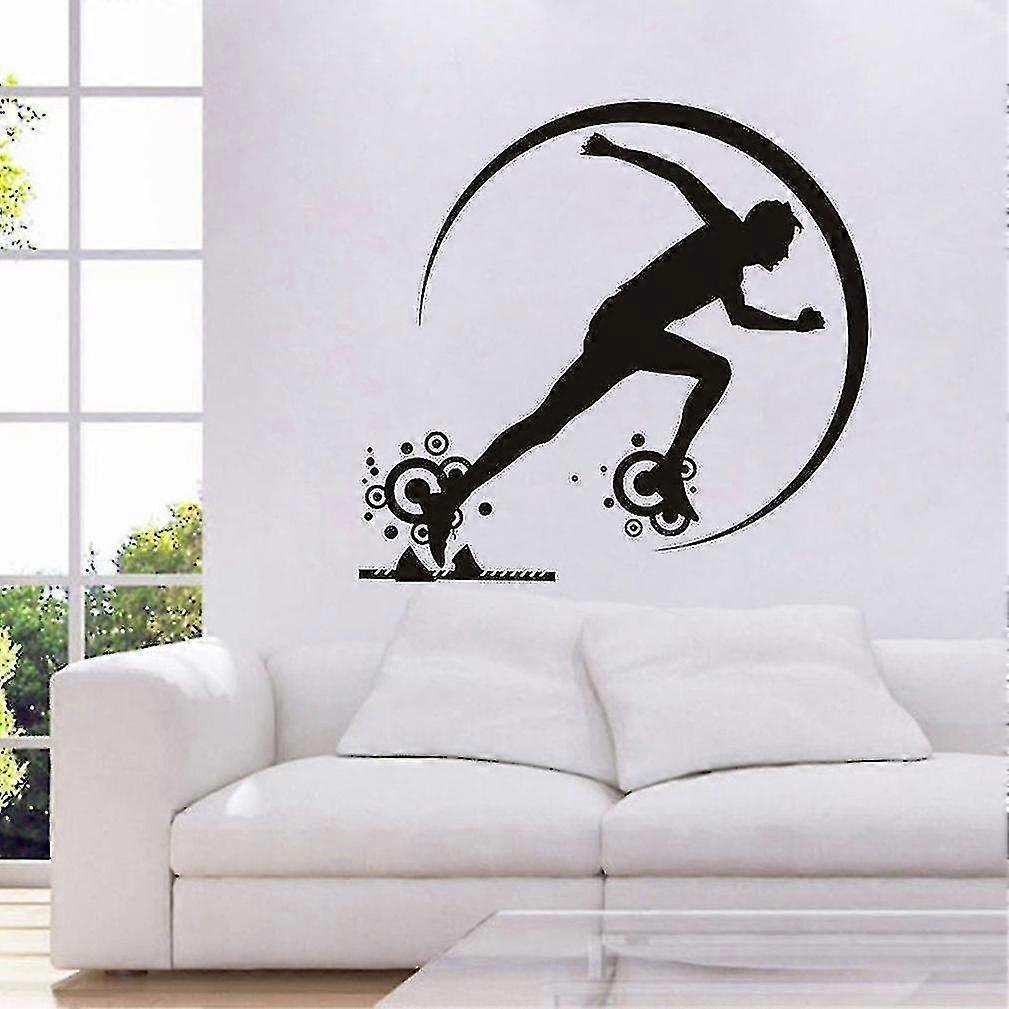Running Home Decor Wallpaper Wall Stickers 61x71cm - Image 2