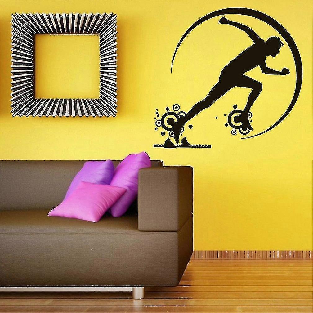 Running Home Decor Wallpaper Wall Stickers 61x71cm - Image 3