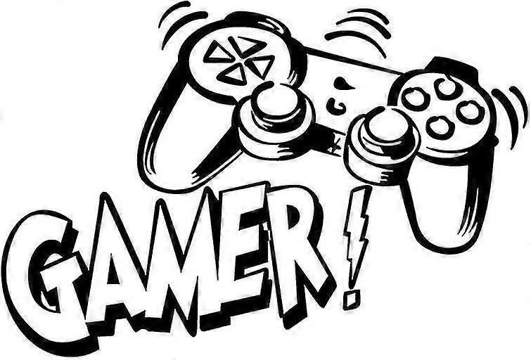 Game Controller Wall Decals babies Room Game Wall Posters Removable Gaming Wallpaper Bedroom Playroom Gamer Wall Stickers - Image 1