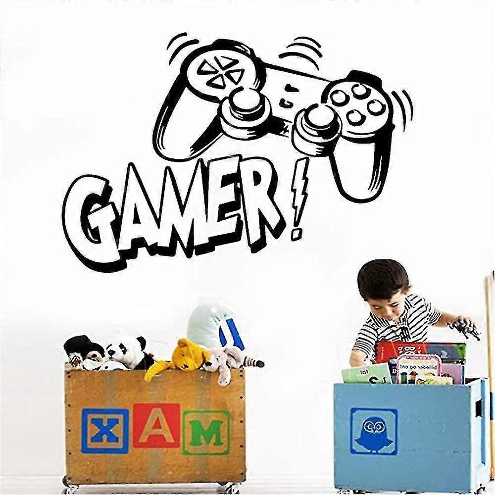 Game Controller Wall Decals babies Room Game Wall Posters Removable Gaming Wallpaper Bedroom Playroom Gamer Wall Stickers - Image 3