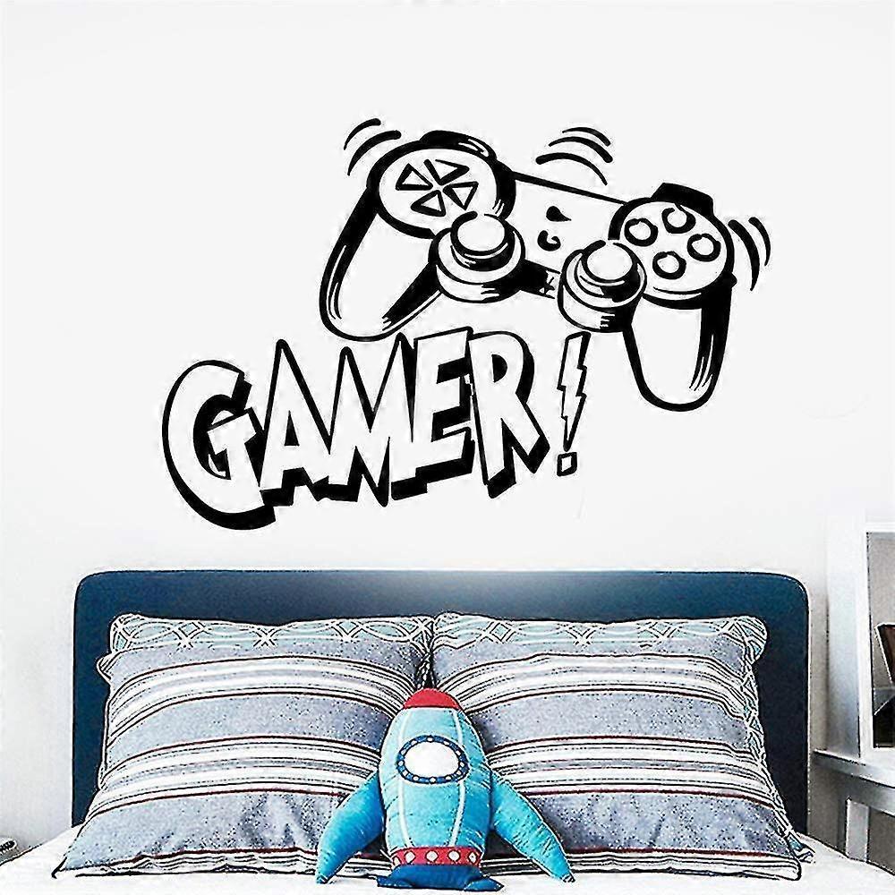 Game Controller Wall Decals babies Room Game Wall Posters Removable Gaming Wallpaper Bedroom Playroom Gamer Wall Stickers - Image 4