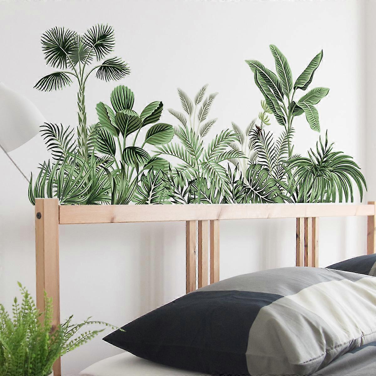 Palm Leaf Wall Stickers For Living Room, Plant Sticker Wall Decor, Peel And Stick Wall Stickers - Image 3