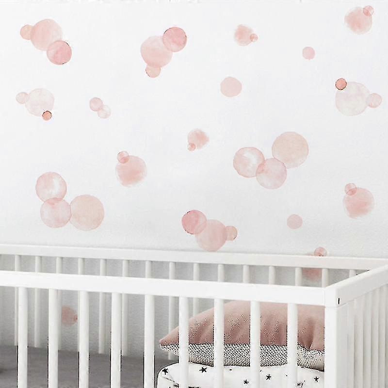 A Set Of Cute Pink Dots Wall Stickers Wall Sticker Wall Decoration - Image 3