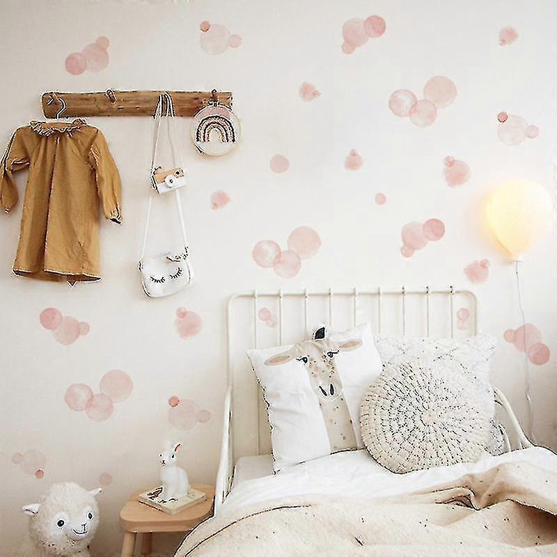 A Set Of Cute Pink Dots Wall Stickers Wall Sticker Wall Decoration - Image 4