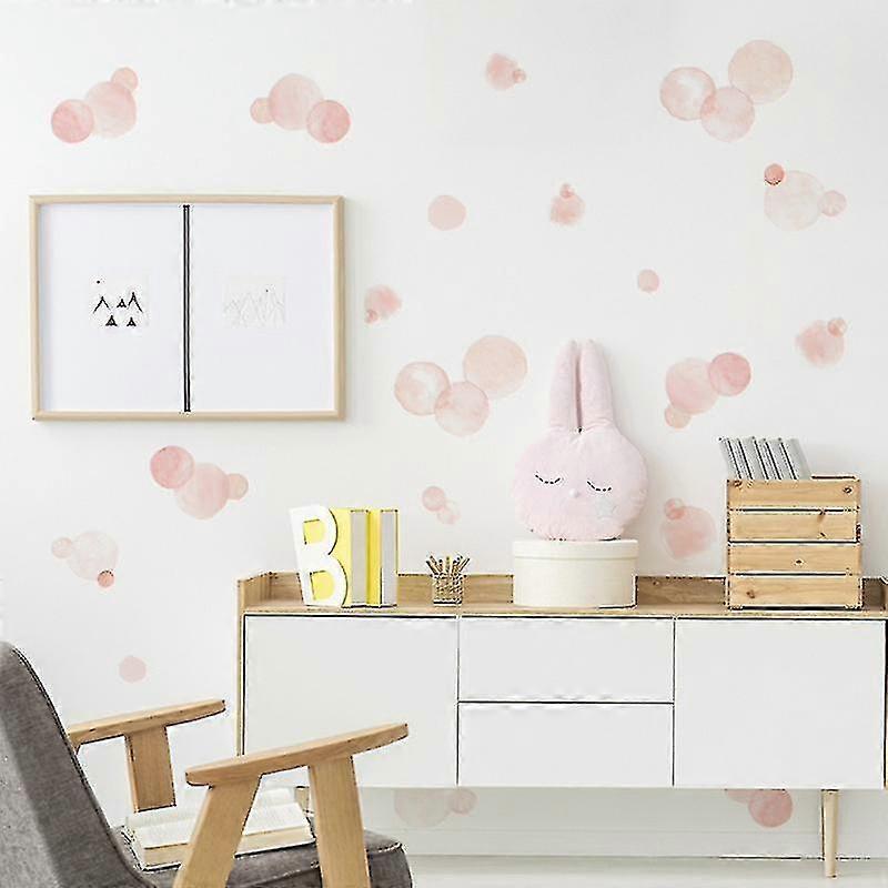 A Set Of Cute Pink Dots Wall Stickers Wall Sticker Wall Decoration - Image 5