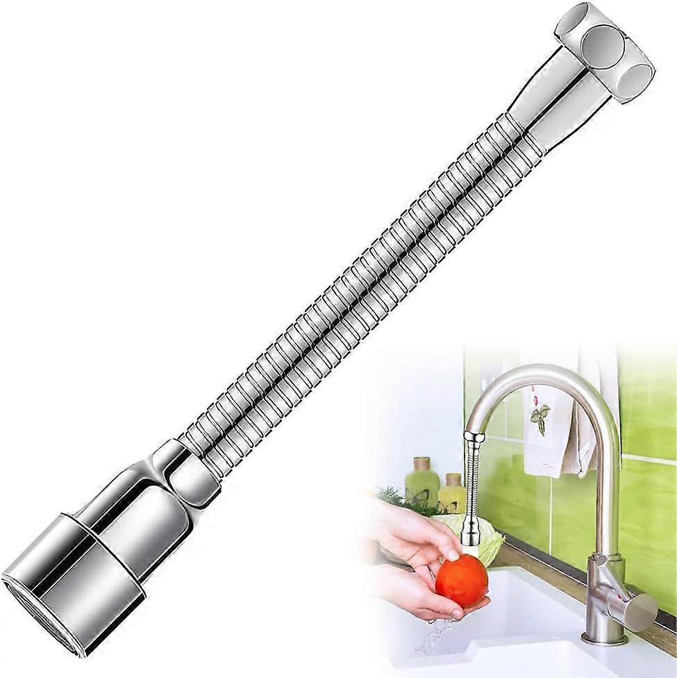20CM Faucet Extender, Kitchen Sink Faucet Extender, Kitchen Faucet Extension, Faucet Sprayer Extension, 360 Kitchen Faucet Extension, Flexible Kit - Image 1