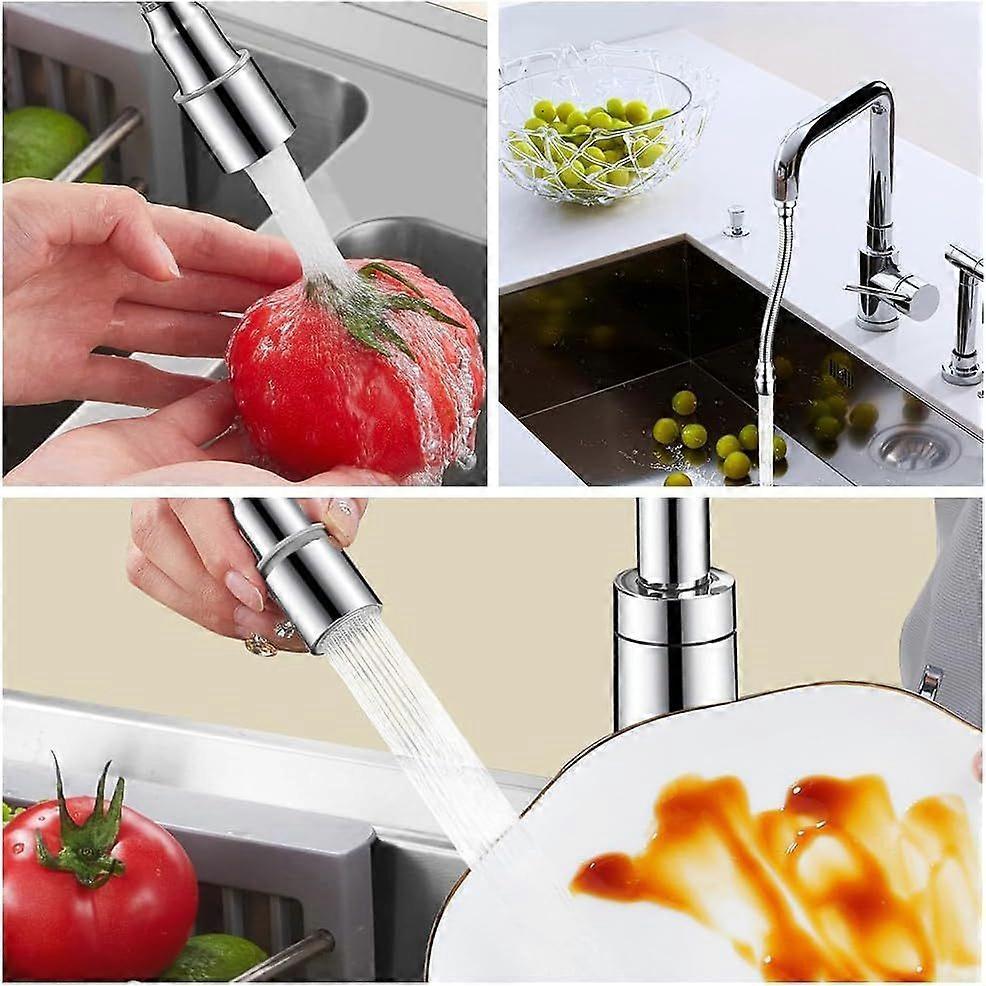 20CM Faucet Extender, Kitchen Sink Faucet Extender, Kitchen Faucet Extension, Faucet Sprayer Extension, 360 Kitchen Faucet Extension, Flexible Kit - Image 4
