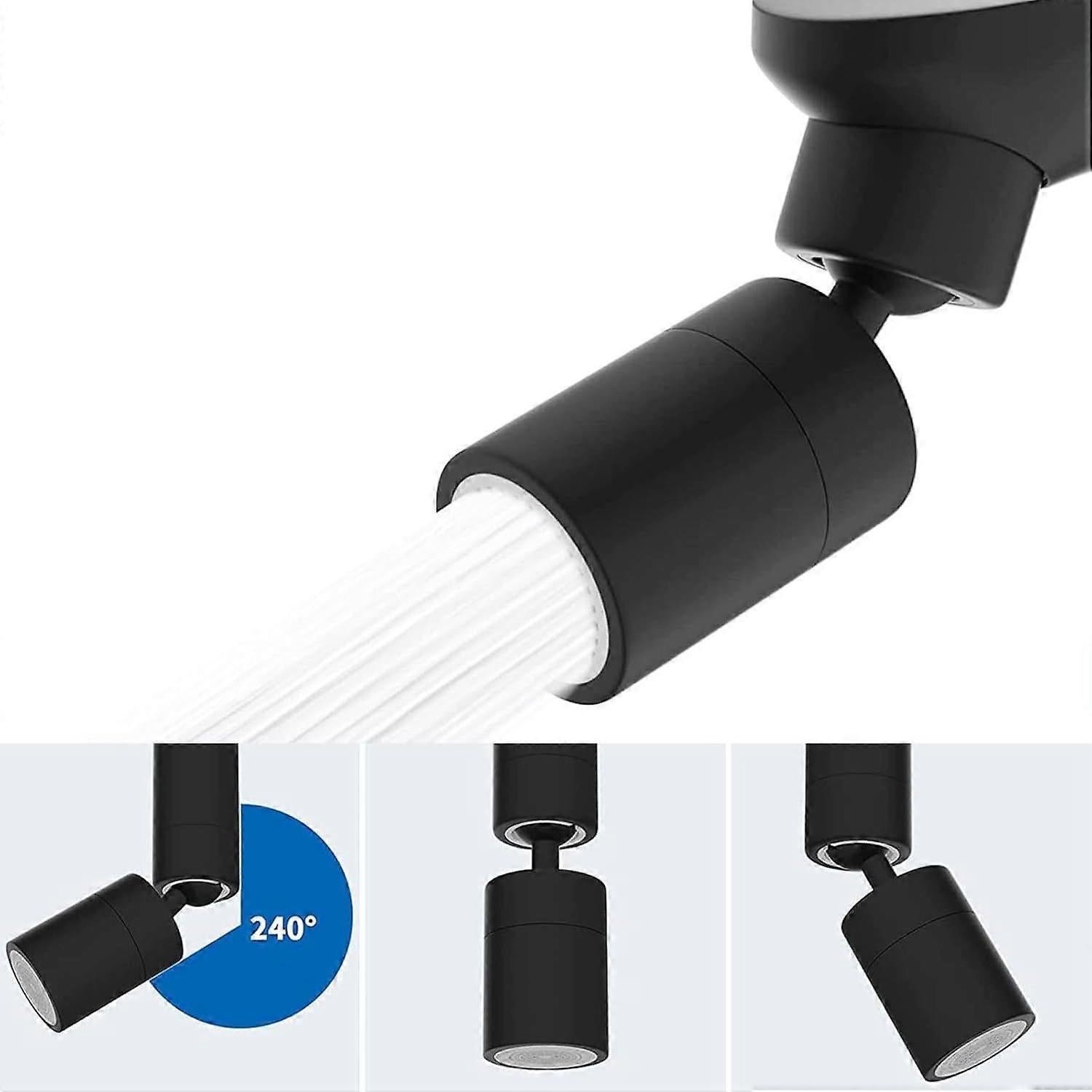 Faucet Nozzle, Kitchen Faucet Nozzle, 360 Swivel Faucet Aerator Kitchen Faucet Nozzle, 2 Modes Large Rotatable Kitchen Faucet Nozzle, For Kitchen - Image 3