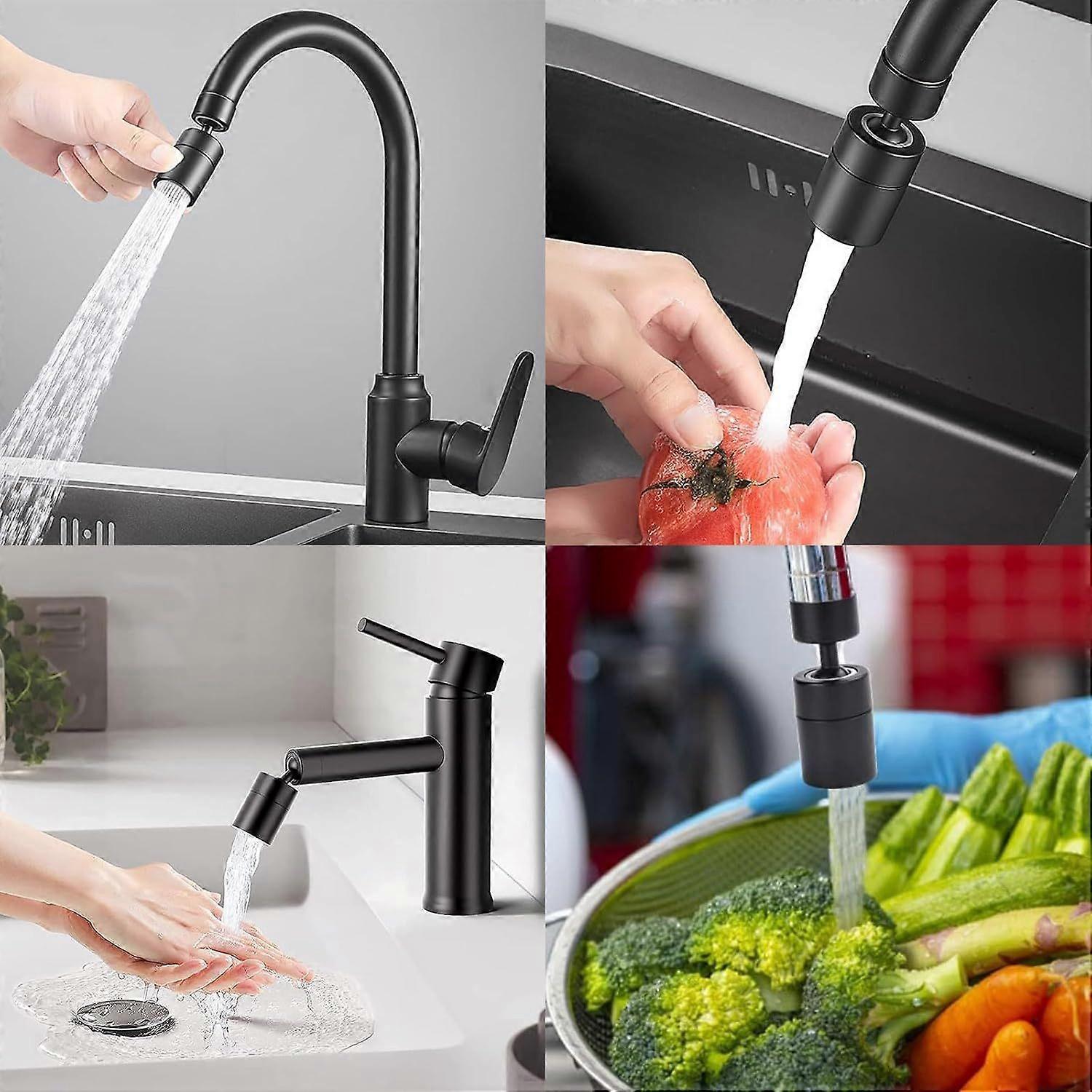 Faucet Nozzle, Kitchen Faucet Nozzle, 360 Swivel Faucet Aerator Kitchen Faucet Nozzle, 2 Modes Large Rotatable Kitchen Faucet Nozzle, For Kitchen - Image 5