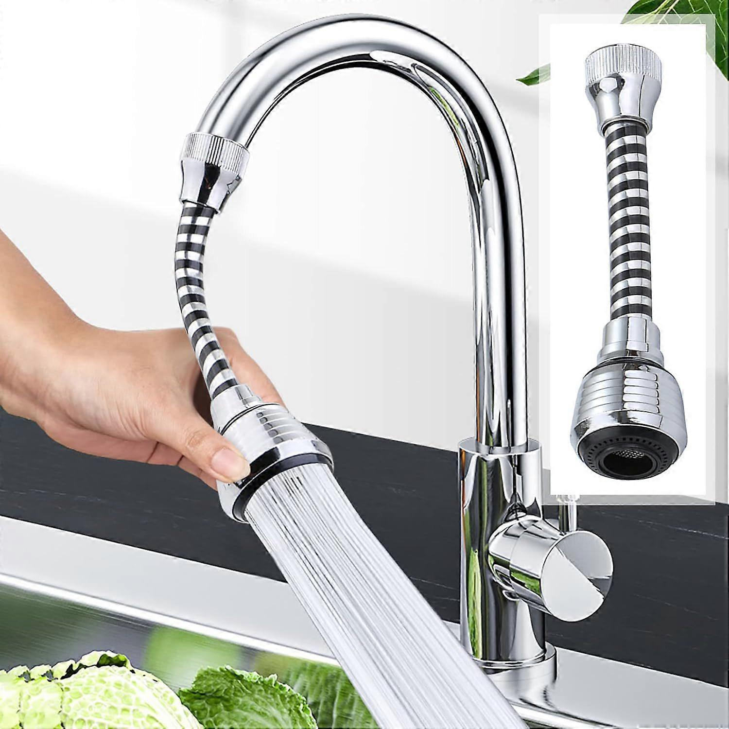 1PCS 360 Degree Flexible Kitchen Faucet Sprayer, Faucet Nozzle, Kitchen Faucet Head Replacement, Sink Hose Accessory for Faucet - Image 1