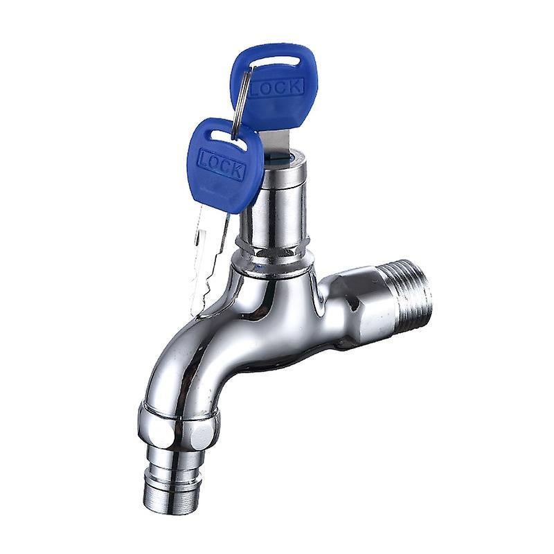 faucet anti-theft outdoor faucet, anti-theft brass faucet, lockable outdoor faucet, washing machine for garden, bathroom or rental house - Image 2
