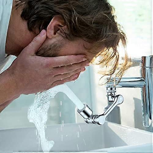 1080 Swivel Extension Faucet Multifunctional Faucet Jet Regulator Swivel Faucet Extension with Aerator 2 Modes Faucet Adapter with Universal Brass Aer - Image 3