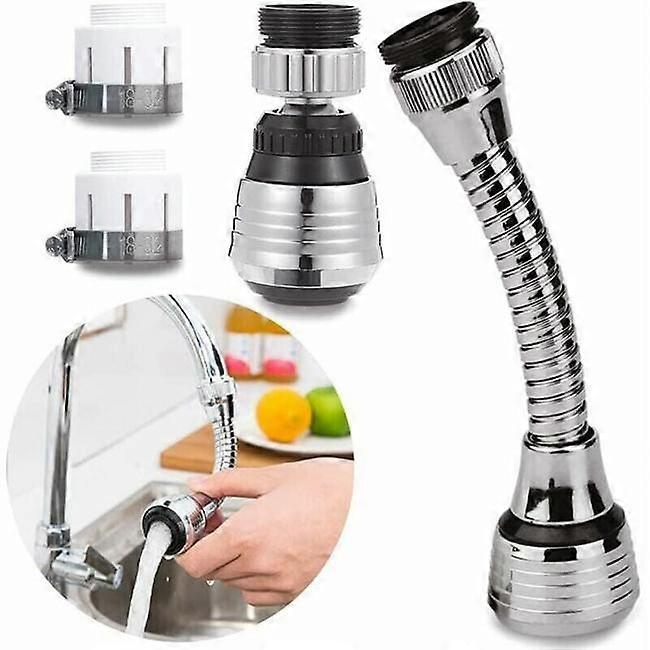 2 Piece Swivel Faucet, 360 Degree Swivel Kitchen Faucet, 2 Mode Adjustable Shower Head, Filter Sprayer, Kitchen Aerator, Kitchen Faucet, Faucet Extend - Image 1