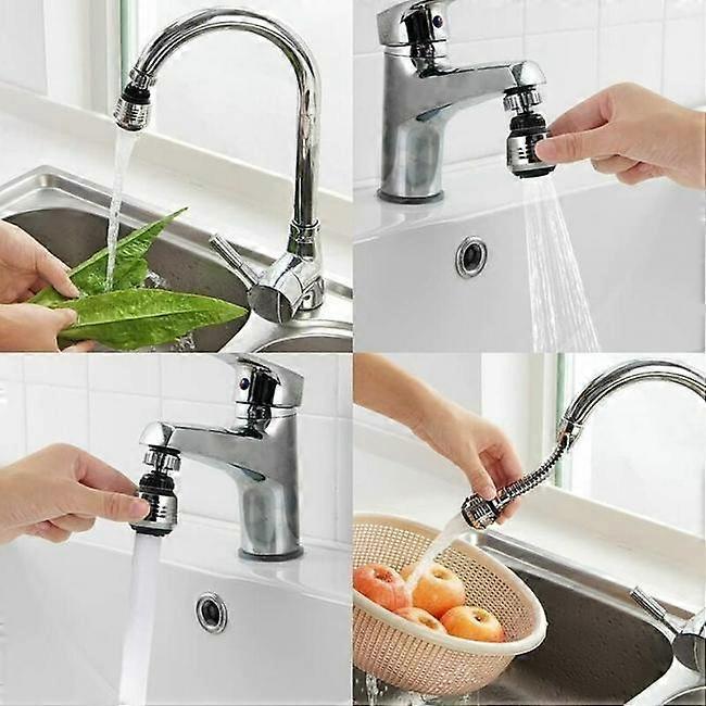 2 Piece Swivel Faucet, 360 Degree Swivel Kitchen Faucet, 2 Mode Adjustable Shower Head, Filter Sprayer, Kitchen Aerator, Kitchen Faucet, Faucet Extend - Image 5