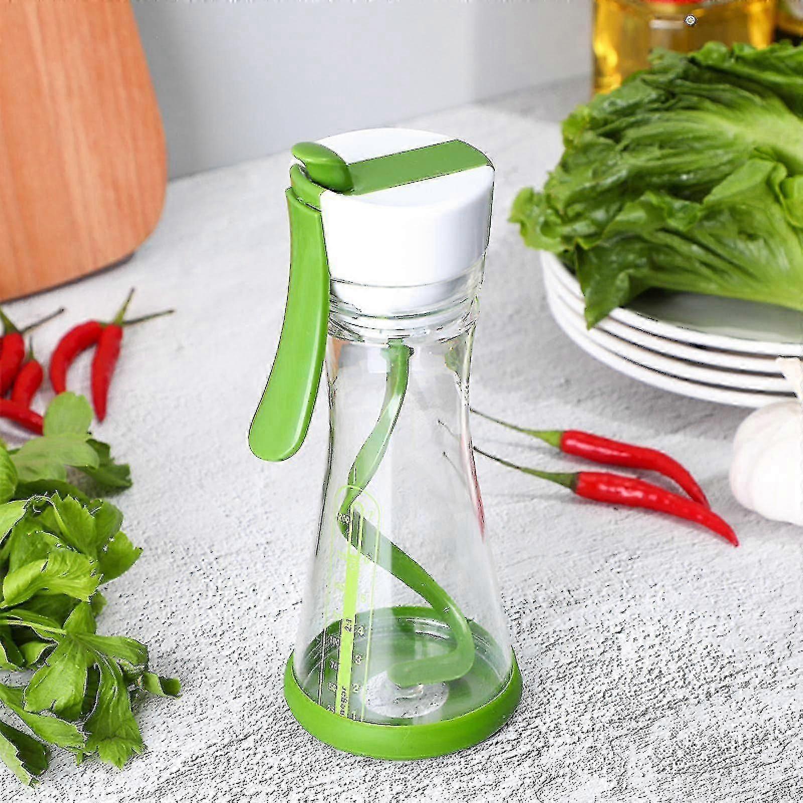 Salad Dressing Mixing Jar Manual Blender Container for Home Kitchen - Image 1