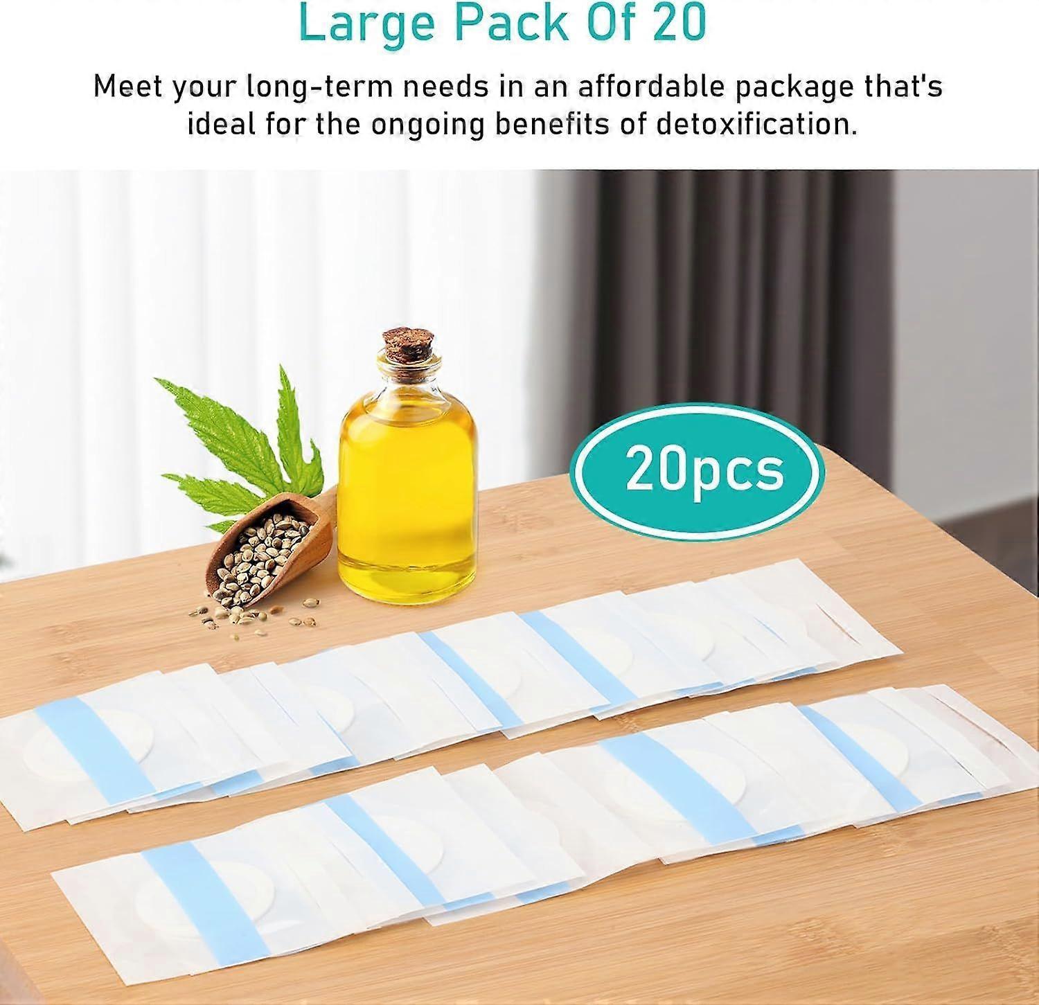 20Pack Disposable Organic Castor Oil Pack Wrap for Belly Button - Clean and secure Alternat - Image 2