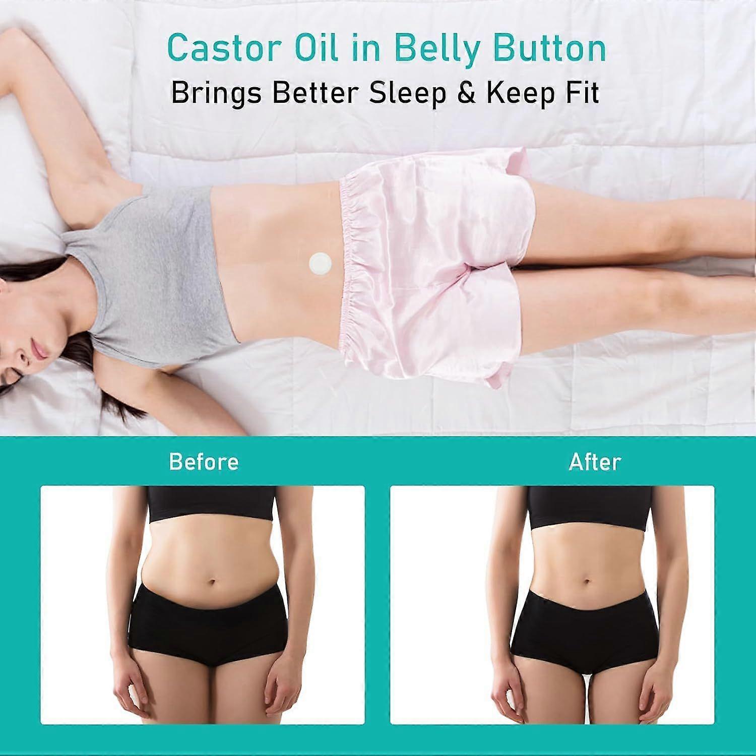20Pack Disposable Organic Castor Oil Pack Wrap for Belly Button - Clean and secure Alternat - Image 5