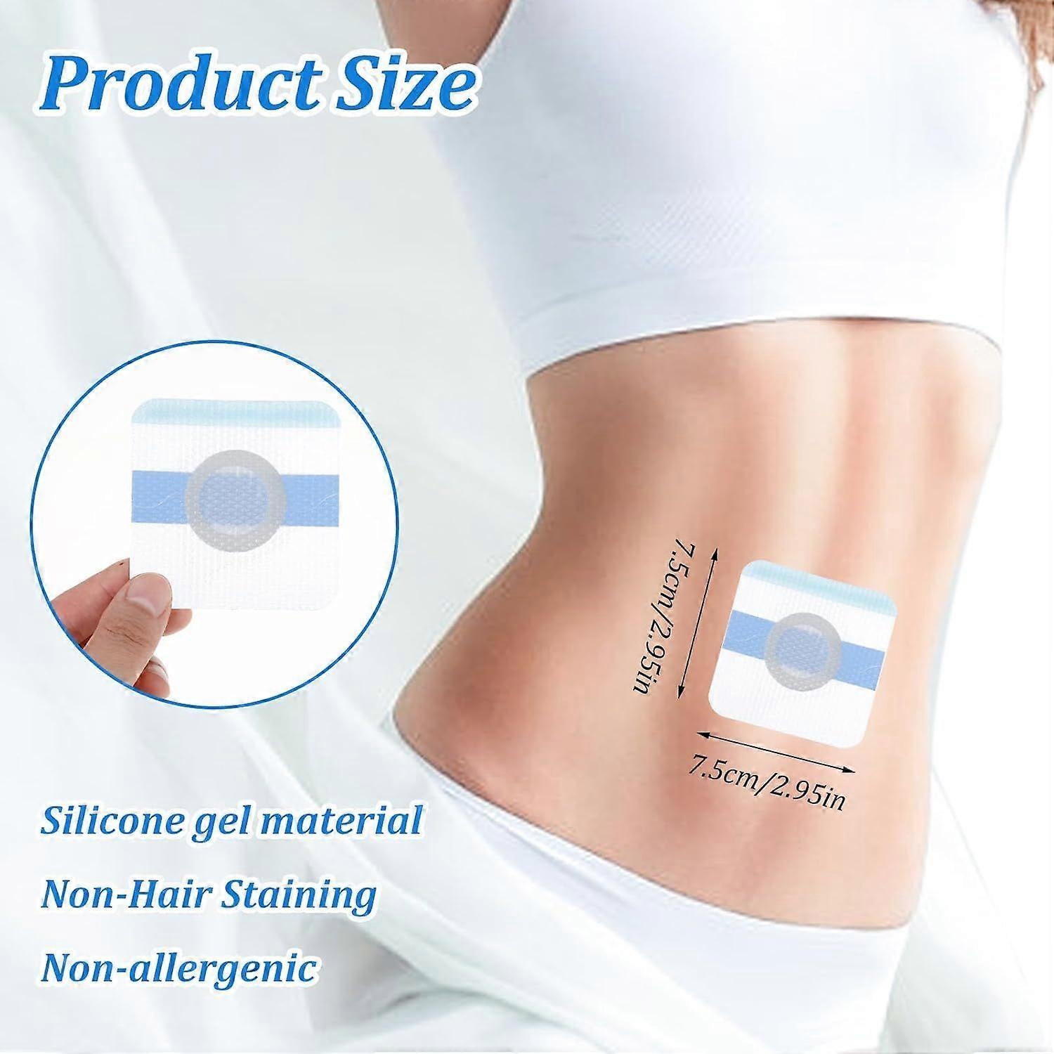 20Pcs Castor Oil Patches, Disposable Castor Oil Pack Wrap Self-Adhesive Belly - Image 2