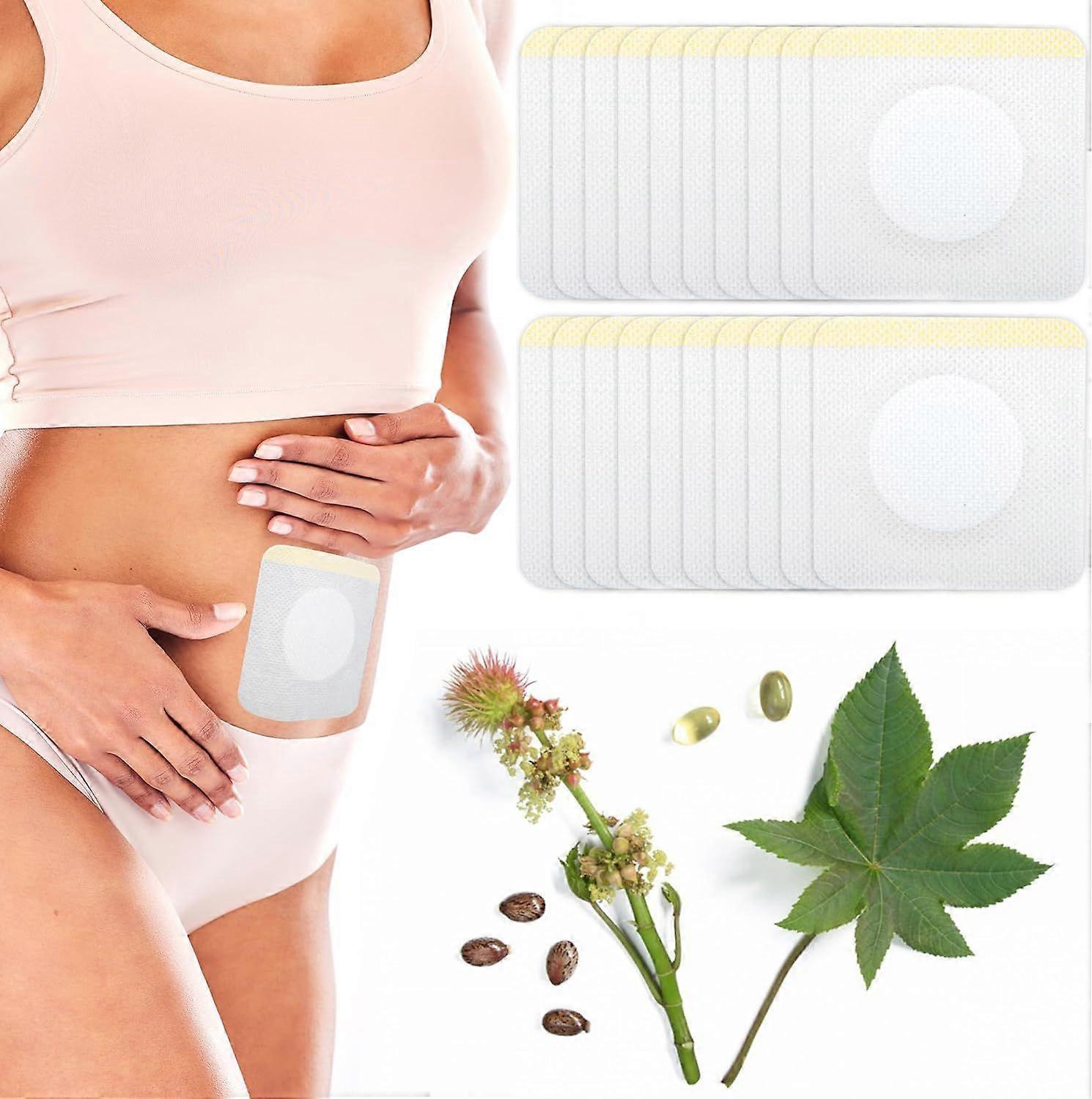 20Pcs Disposable Castor Oil Pack Wrap Belly Button, Highly Absorbent - Image 1